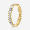 Alicia Eternity Band w/ 2x1.5mm & 2.5x1.5mm Baguette Moissanite Stones -TOVAA