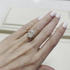 Olivia 5.04ct Oval Solitaire Lab Diamond Engagement Ring (Size 5) - TOVAA