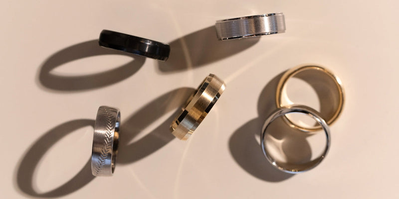 TOVAA Men's Wedding Bands