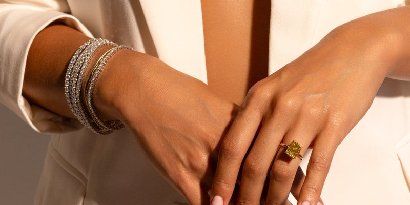 How to Wear a Tennis Bracelet (3 Tips): TOVAA Style Guide