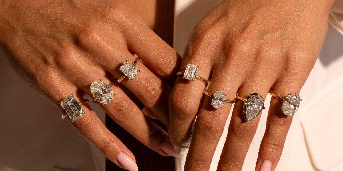 Radiant Cut vs Emerald Cut Engagement Rings