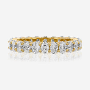 Faith Small Moissanite Oval Eternity Band (Size 6.5) - TOVAA