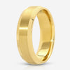 Kyle 18k Yellow Gold Men's Wedding Band - TOVAA