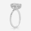 Olivia Flush 3.45 Carat Pear Moissanite Engagement Ring w/ Hidden Halo (Size 7.75) - TOVAA