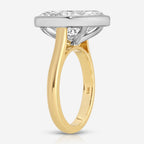 Cher (6.61ct) Oval Lab Diamond Engagement Ring (Size 5)
