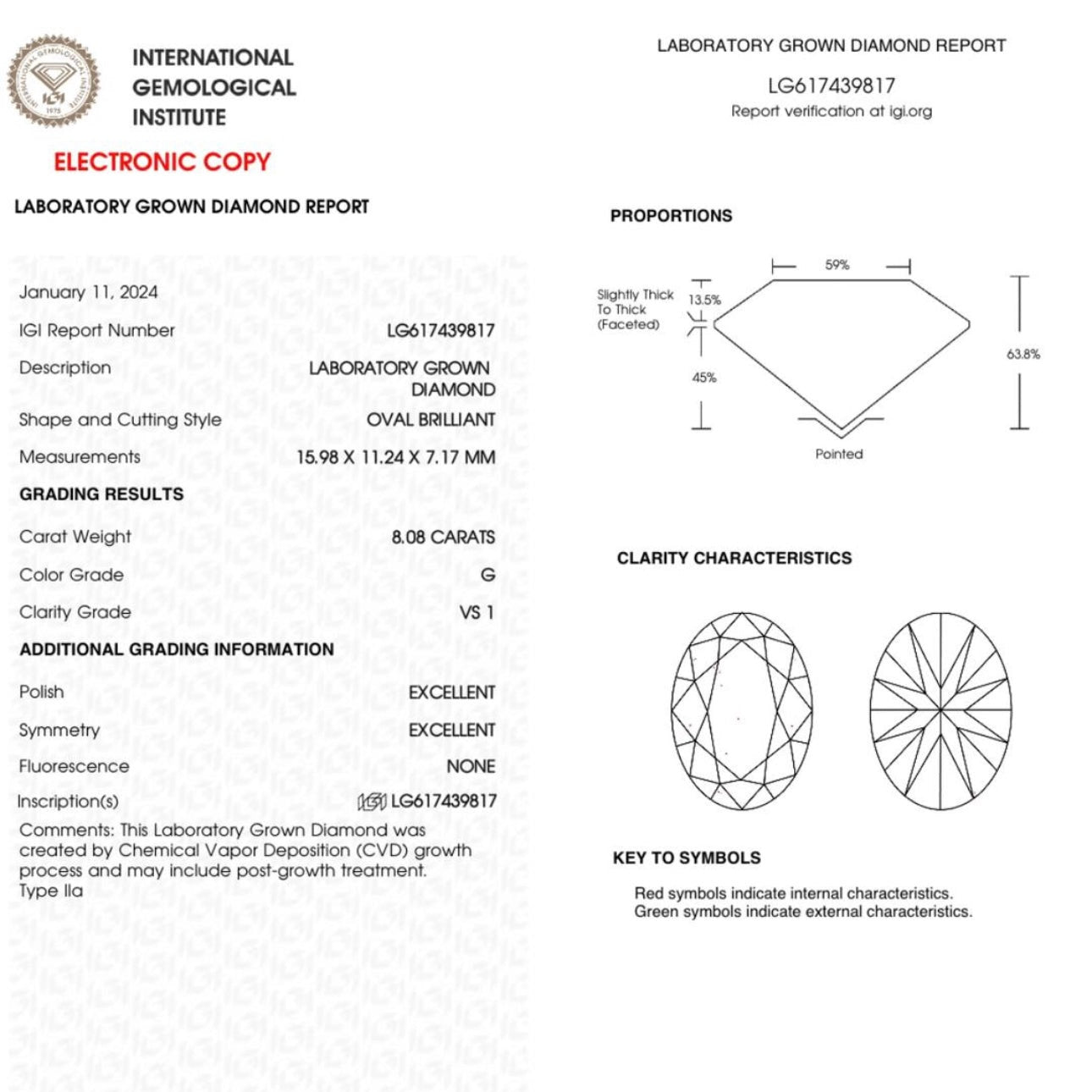 Amanda (8.08ct) Oval Lab Diamond Engagement Ring