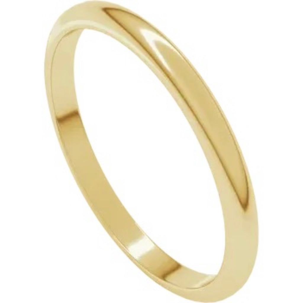 Spacer Band in Solid Gold - TOVAA