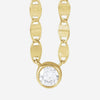 Lab Diamond Mirror Link Necklace