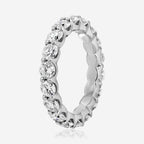 Bree 3.5mm Moissanite Eternity Band (Large) - TOVAA