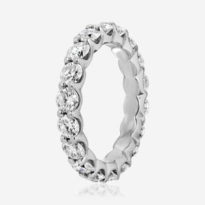 Bree 3.5mm Moissanite Eternity Band (Large) - TOVAA