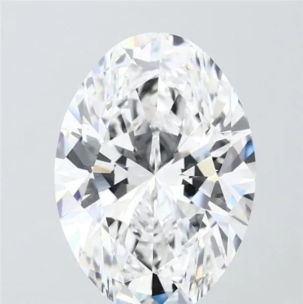 3.00ct Oval Lab Grown Diamond (Colour D, Clarity VVS2, IGI Certified)