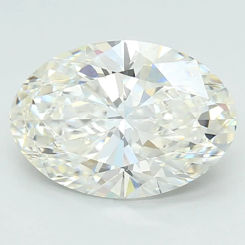 3.06ct Oval Lab Grown Diamond (Colour G, Clarity VVS2, Cut EX, IGI Certified)