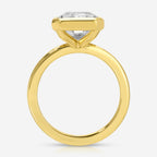 Bella 5.2 Carat Radiant Moissanite Engagement Ring w/ 14k Yellow Gold Band - TOVAA