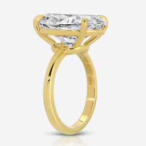Amanda 8.08 carat Oval Brilliant Cut Lab Diamond Engagement Ring - TOVAA