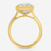 Cher 6.05ct Engagement Ring w/ Radiant Lab Diamond Centerpiece in Yellow Gold (Size 5.5) - TOVAA