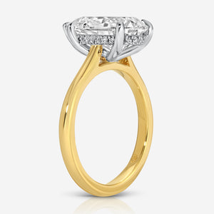 Morgan (4.02ct) Pear Lab Diamond Engagement Ring