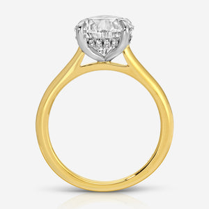 Morgan (4.02ct) Pear Lab Diamond Engagement Ring