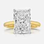 Morgan 4.19ct Radiant Lab Diamond Engagement Ring (Size 6.5) - TOVAA