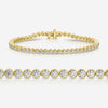 Bezel Tennis Bracelet