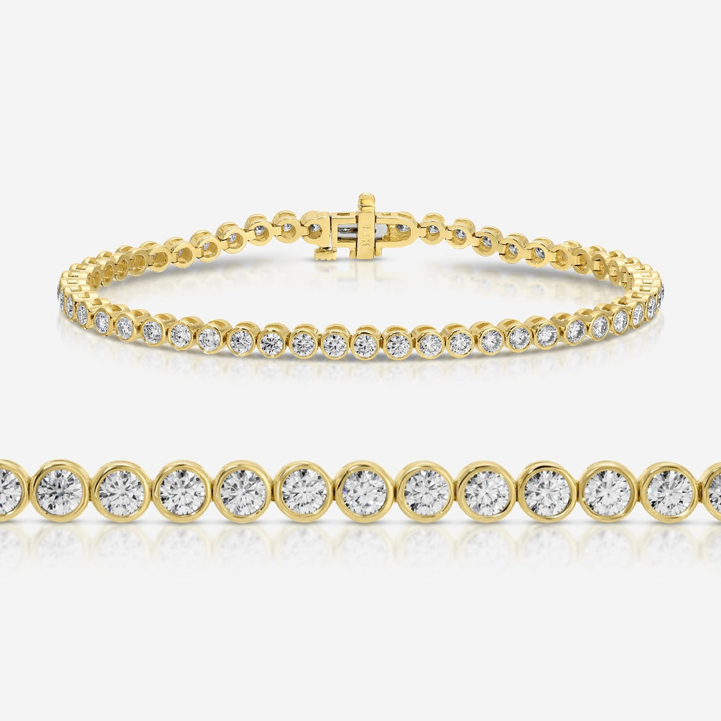 Bezel Tennis Bracelet