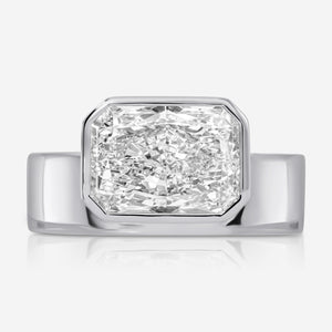 Allison (4.05ct) Radiant Lab Diamond Engagement Ring