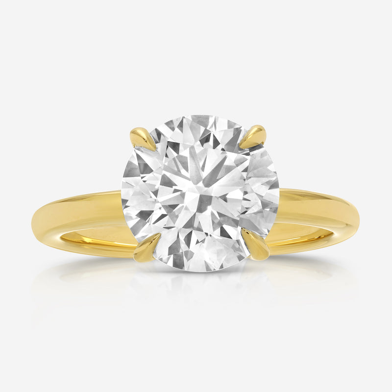 Danielle (3.04ct) Round Lab Diamond Engagement Ring