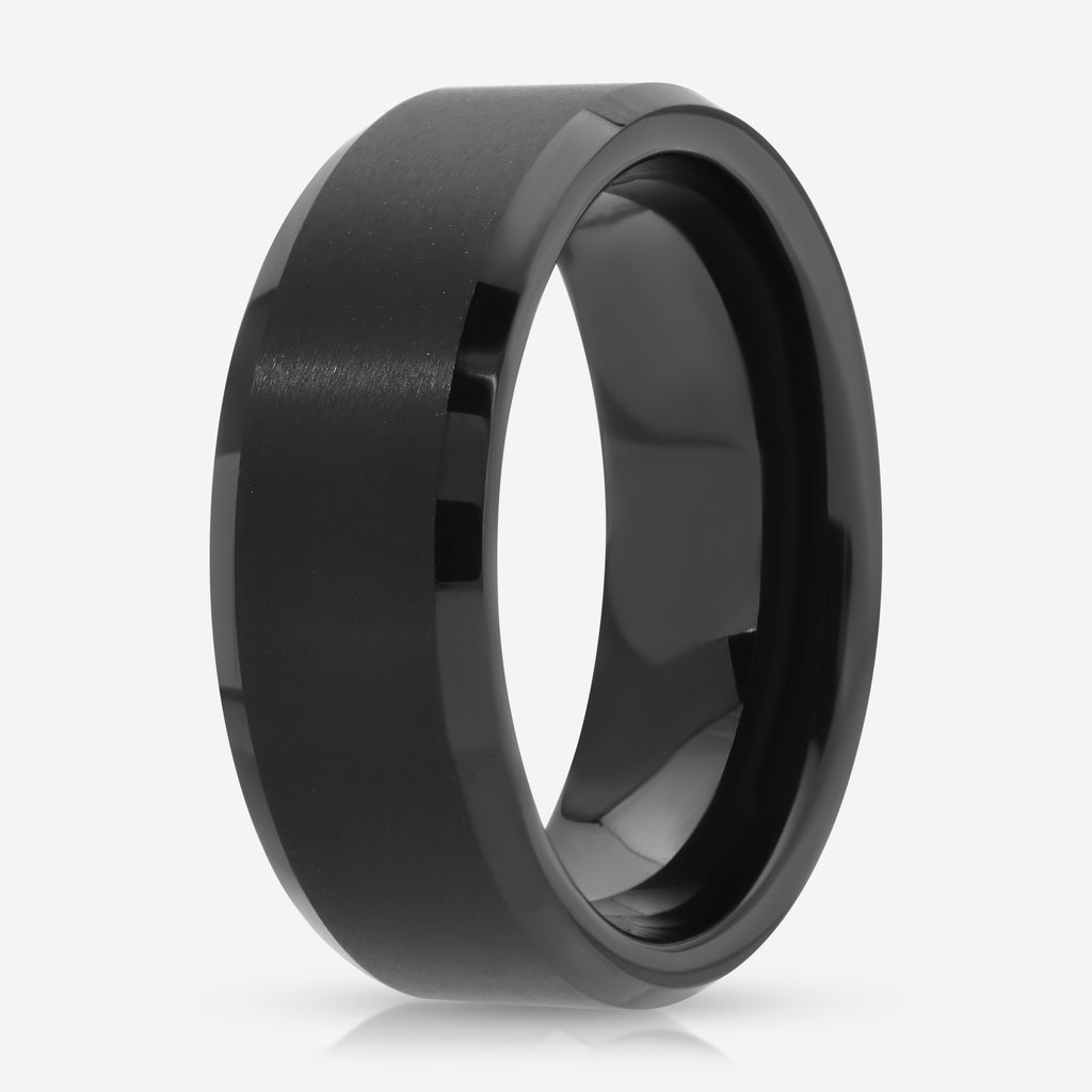 Brandon Tungsten Men's Wedding Band - TOVAA