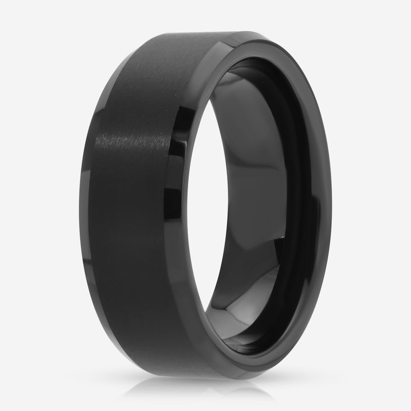 Brandon Tungsten Men's Wedding Band - TOVAA