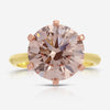 Liv 5.54ct Round Lab Diamond Engagement Ring - TOVAA