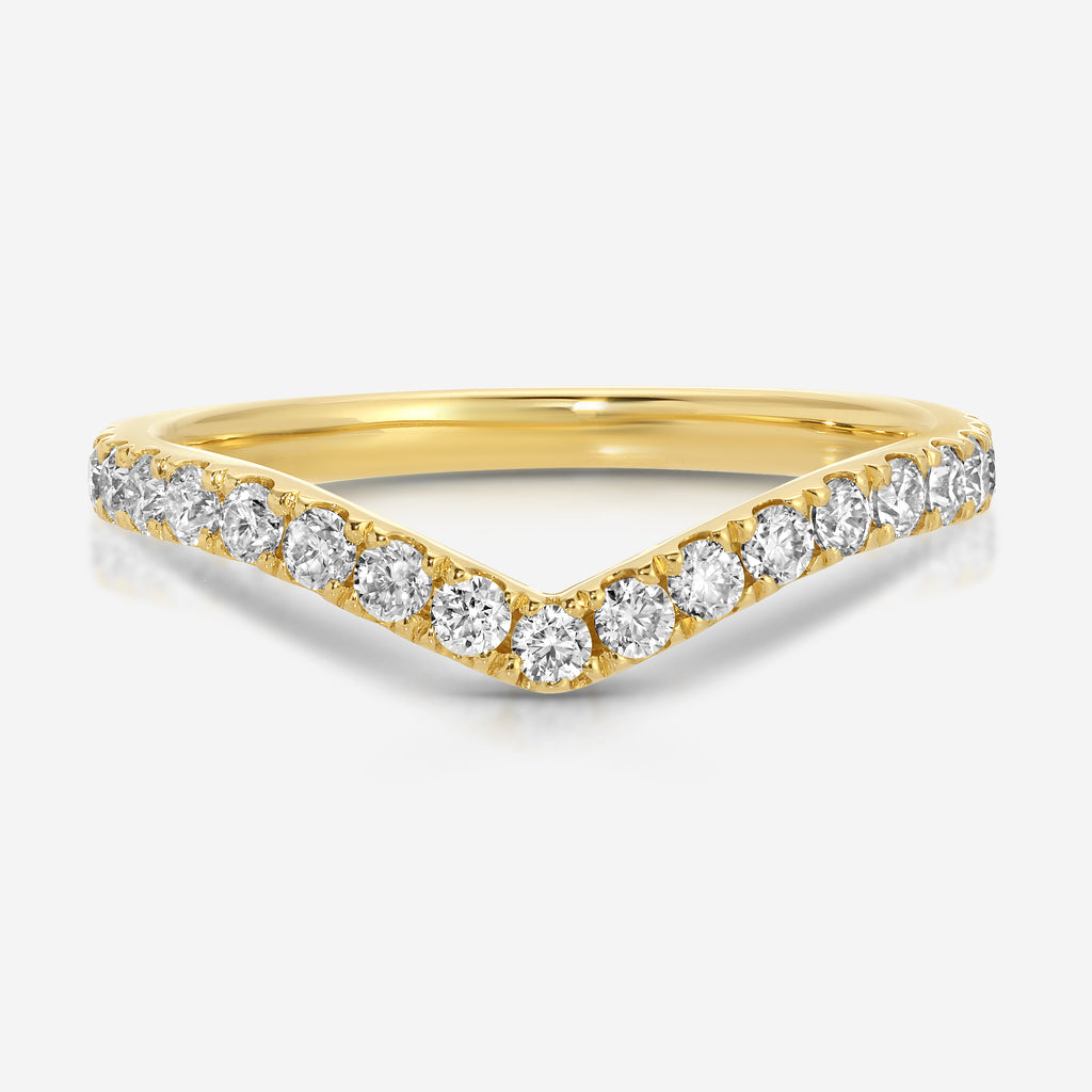 Curve Jesse Pavé w/ Moissanite Gemstones - TOVAA