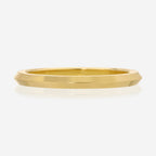 Knife Edge Solid 2mm Gold Band - TOVAA
