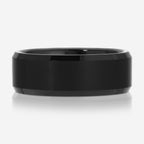 Brandon Men's Tungsten Flat Wedding Band - TOVAA