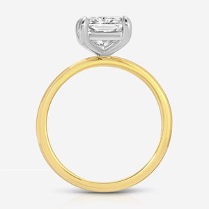 Kate Flush 2.96 Carat Radiant Lab Diamond Engagement Ring - TOVAA