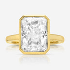 Bella 5.2ct Radiant Moissanite Engagement Ring - TOVAA