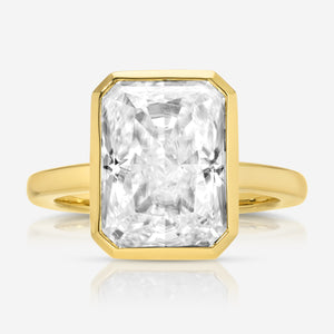 Bella 5.2ct Radiant Moissanite Engagement Ring - TOVAA