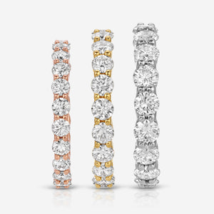 Bree 2.5 / 3.0 / 3.5mm Moissanite Eternity Bands - TOVAA