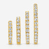 Everyday Diamond Huggies Earrings w/ Lab Grown Diamond - TOVAA