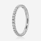 Jesse Pavé Wedding Band w/ 2mm 14k Solid Gold Band - TOVAA