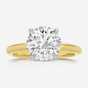 Danielle (2.59ct) Round Lab Diamond Engagement Ring