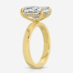 Cass 7ct Oval Moissanite Engagement Ring - TOVAA