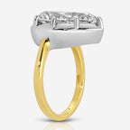 Georgia (5.13ct) Pear Lab Diamond Engagement Ring (Size 5)