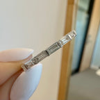 Brooke Moissanite Full Eternity Band - TOVAA