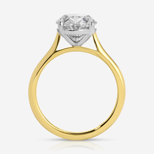 Morgan (4.01ct) Oval Lab Diamond Engagement Ring