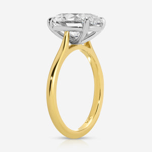 Morgan (4.01ct) Oval Lab Diamond Engagement Ring