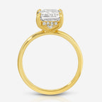 Kate Flush 3.55 Carat Radiant Moissanite Engagement Ring - TOVAA