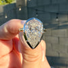 Georgia (5.13ct) Lab Diamond Pear Ring