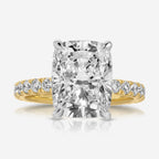 Olivia Pavé (4.64ct) Cushion Lab Diamond Engagement Ring