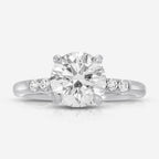 Molly Round Moissanite Engagement Ring
