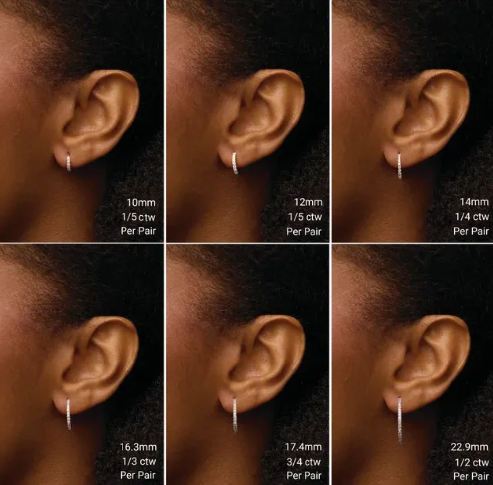 Everyday Diamond Huggies