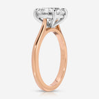 Morgan Round Moissanite Engagement Ring